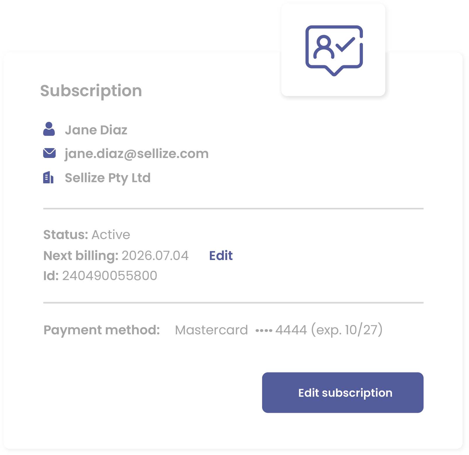 Subscription Icon
